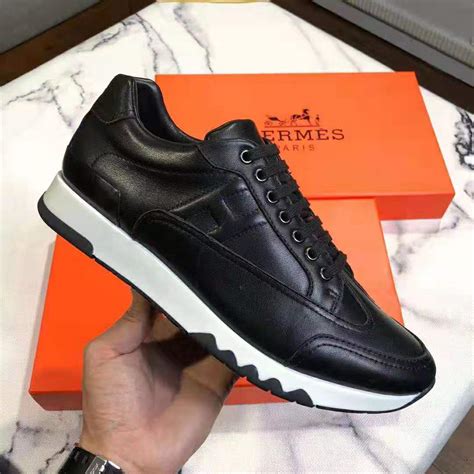 hermes black shoes|Hermes men's shoes black.